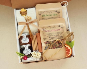 Tea Gift Set for Woman; Gourmet Tea Gift Set for Friends & Family