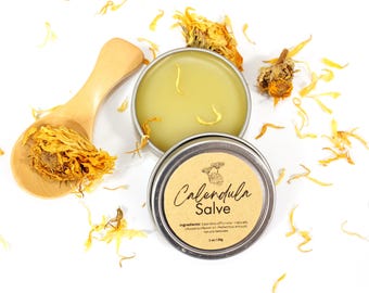 Calendula Heal Salve (unscented): Naturally infused for its beneficial qualities.
