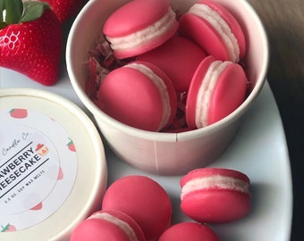 Strong Scented Strawberry Cheesecake Soy Wax Melts, Valentines Wax Melts, Valentines Gifts, clean phthalate free fragrances