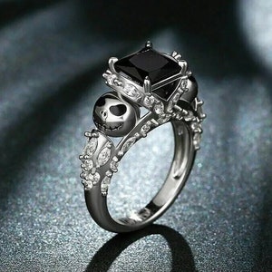 Sterling silver jack skellington ring shop