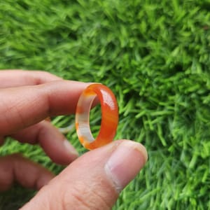 Fire Agate Finger Ring – A Symbol of Protection, Strength & Style | Birthday Gift | Valentine gift | Mother&#39;s Day gift | ONE PIECE ONLY