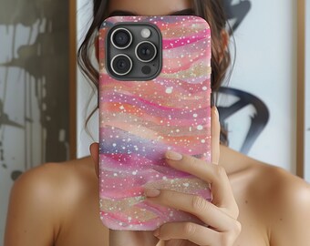 iPhone・スマホケース Society6 Fashion Girly Pink Vintage Floral Trendy Stripes IPhone Case Personalized Phone Case, Monogram Phone Case