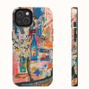 Collage Phone Case, Scrapbooking Collage iPhone Case, Art Collage Cover fit for iPhone 15 Pro Max, iPhone 14 Plus, 14, 13, 12, 11, X, XR, XS