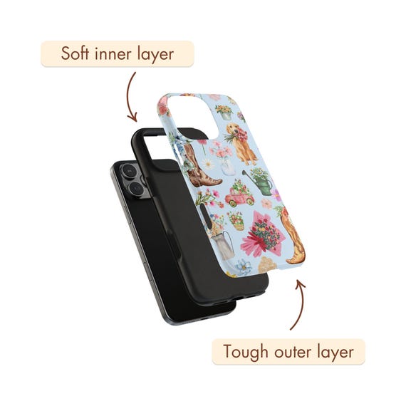 Blumen Handyhülle Für IPhone 16/15/14/13/12/11 – Niedliches, Stoßfestes TPU Cover Für Mädchen