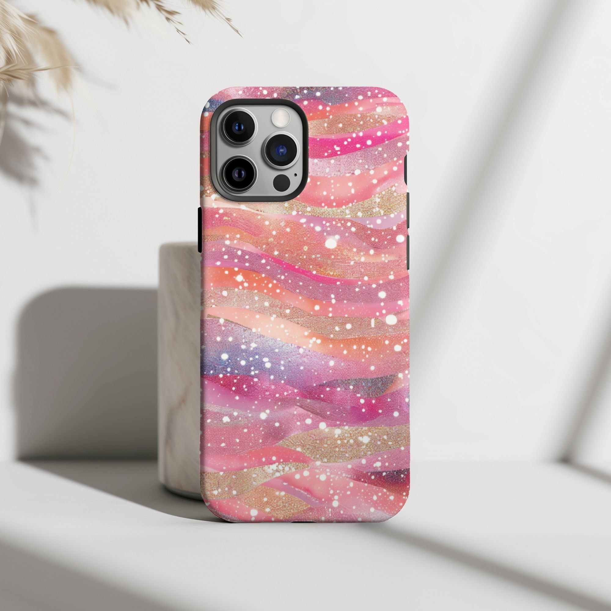 iPhone・スマホケース Society6 Fashion Girly Pink Vintage Floral Trendy Stripes il_fullxfull.6192713079_9t4r.jpg