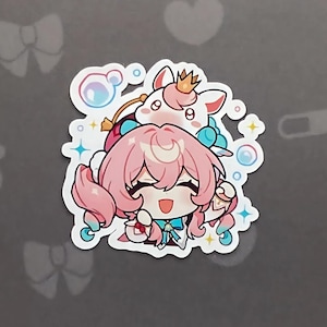 Honkai Star Rail Sticker Hyacine, Glossy Hyacine Sticker, Anime Art Decal, Scrapbook Sticker, Gift for Anime Lovers