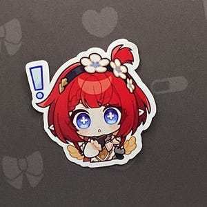 Honkai Star Rail Sticker, Glossy Tribbie Sticker, Anime Art Decal, Scrapbook Sticker, Gift for Anime Lovers