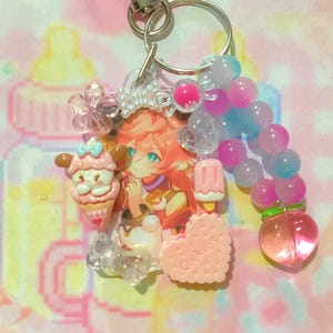 Custom Character Acrylic Photo Keychain, Custom Deco Photo Keychain