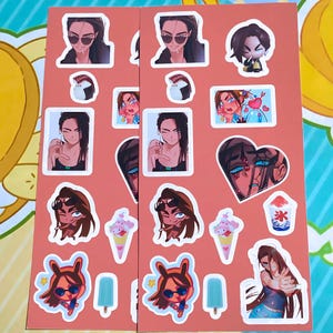 Alien stage hyuna deco sticker sheet