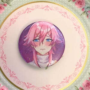 Ren 5,5 cm Pin-Rückseite, 14 Tage mit Ihnen Knopf, Anime Merchandise, Charakter Pin, Sammlerknopf, Fan Geschenk