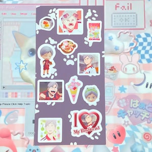 lev volleyball anime deco sticker sheet haik-yuu