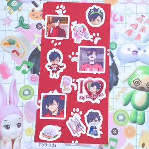 kuroo volleyball anime deco sticker sheet haik-yuu