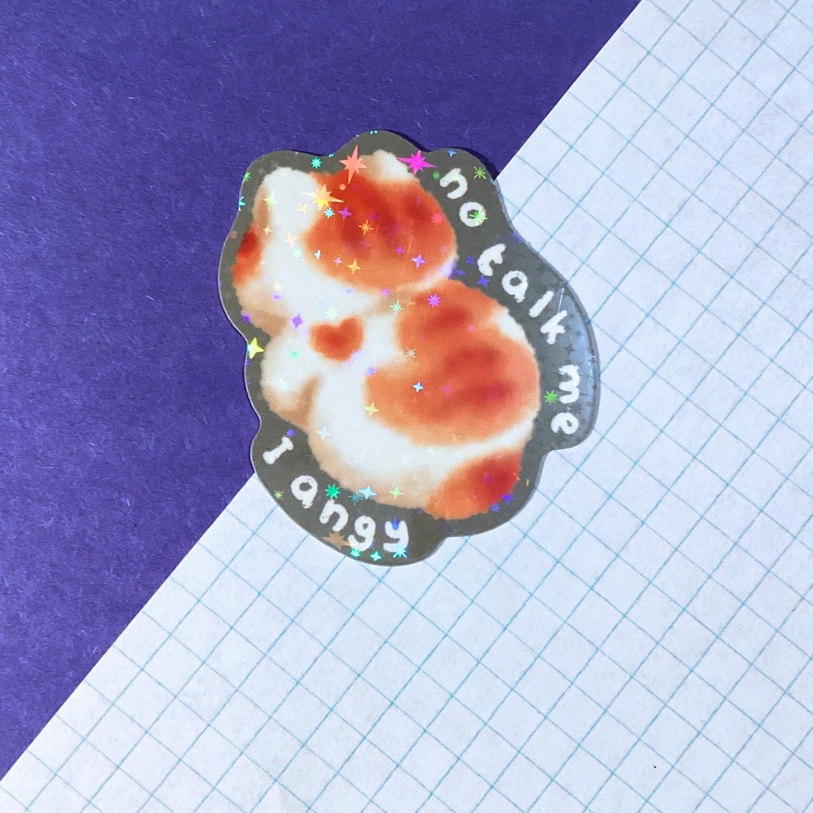 Cute Angry Orange Cat Meme Sticker - Funny Kawaii Feline Vinyl Decal - Etsy