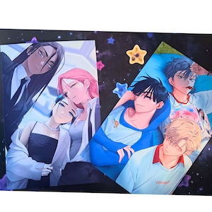 Alien Stage Characters Print Illustration Ivan, Till, Mizi, Sua, Hyuna ...