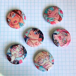 Alien Stage Buttons 1.26 inch, Till,Ivan,Luka,Sua, Mizi,Hyuna. Alien Stage.