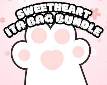 Sweetheart itabag bundle | Kawaii ita bag bundle | Custom ita bag bundle