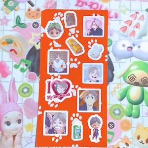 sugawara  volleyball anime deco sticker sheet haik-yuu