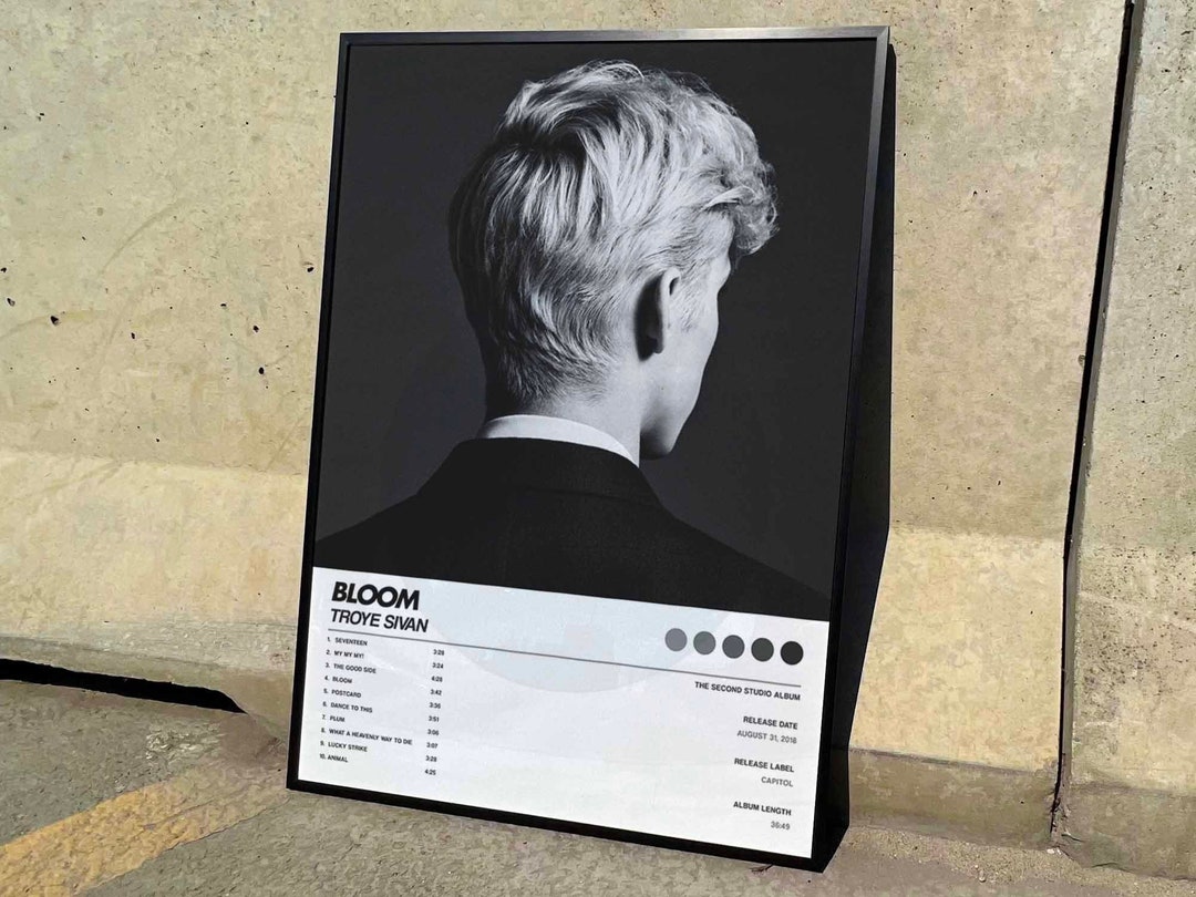 Troye Sivan 'bloom' Album Cover Poster Personalized Etsy