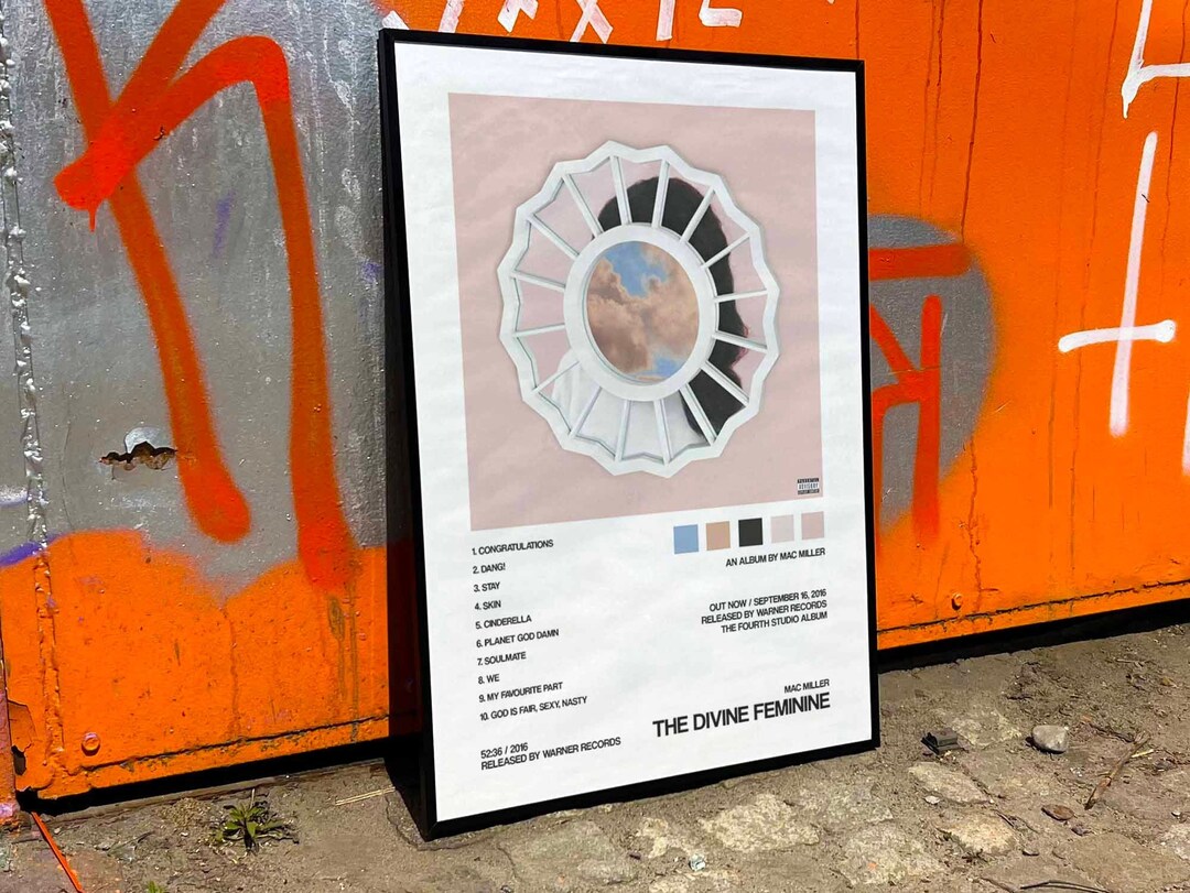 Mac Miller the Divine Feminine Album Cover Poster Etsy Mac Miller the Divine Feminine Album Cover Poster Etsy