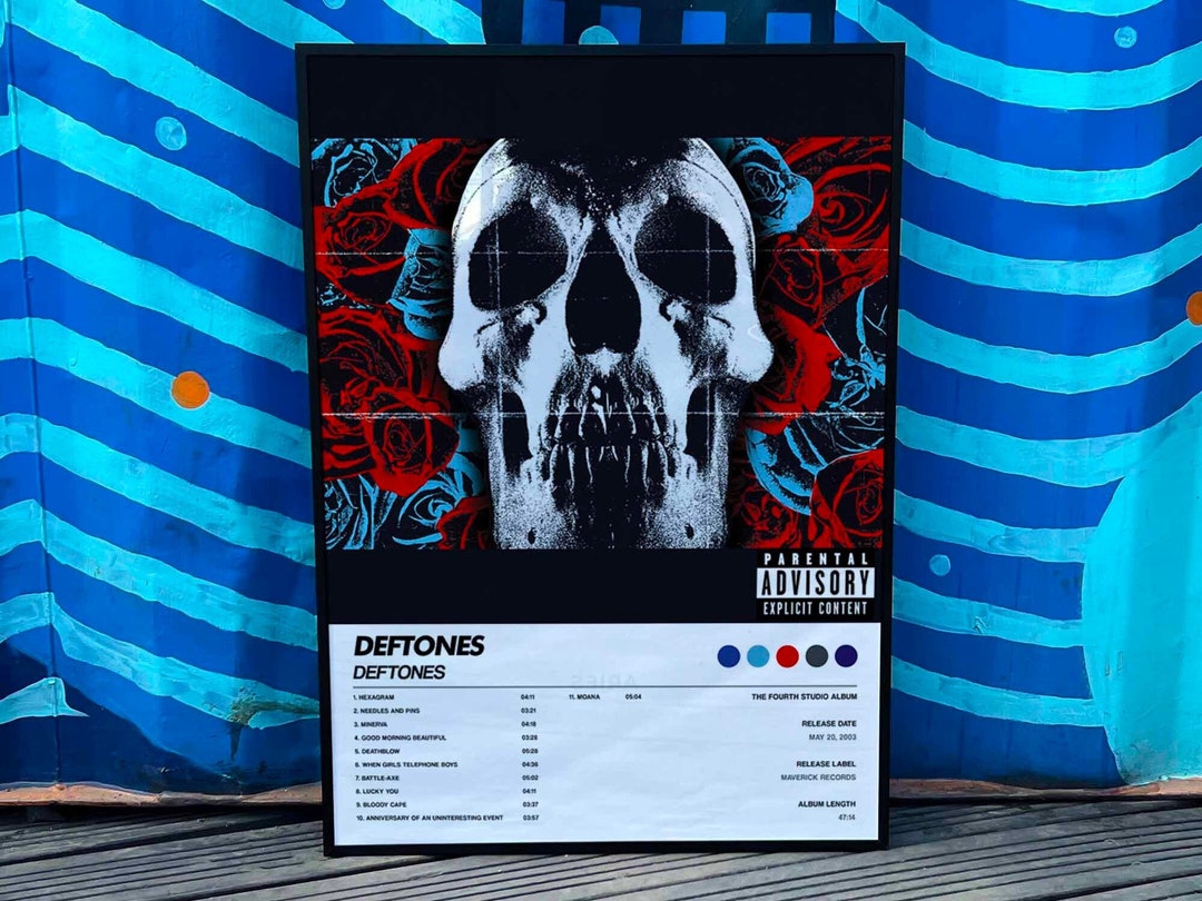 Deftones 'deftones' Album Cover Poster Personalized Etsy