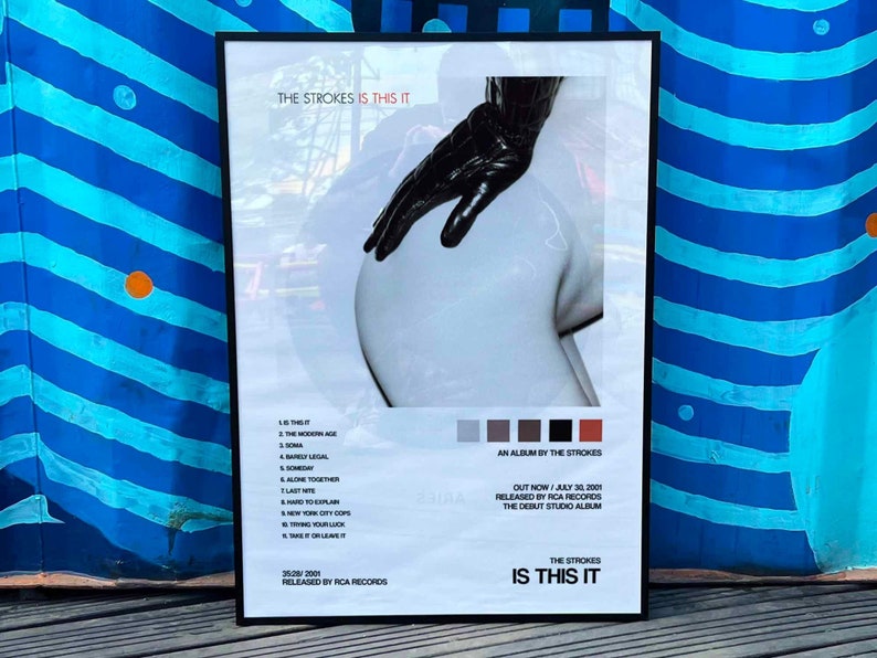 The Strokes is This It Album Cover Poster Etsy Australia