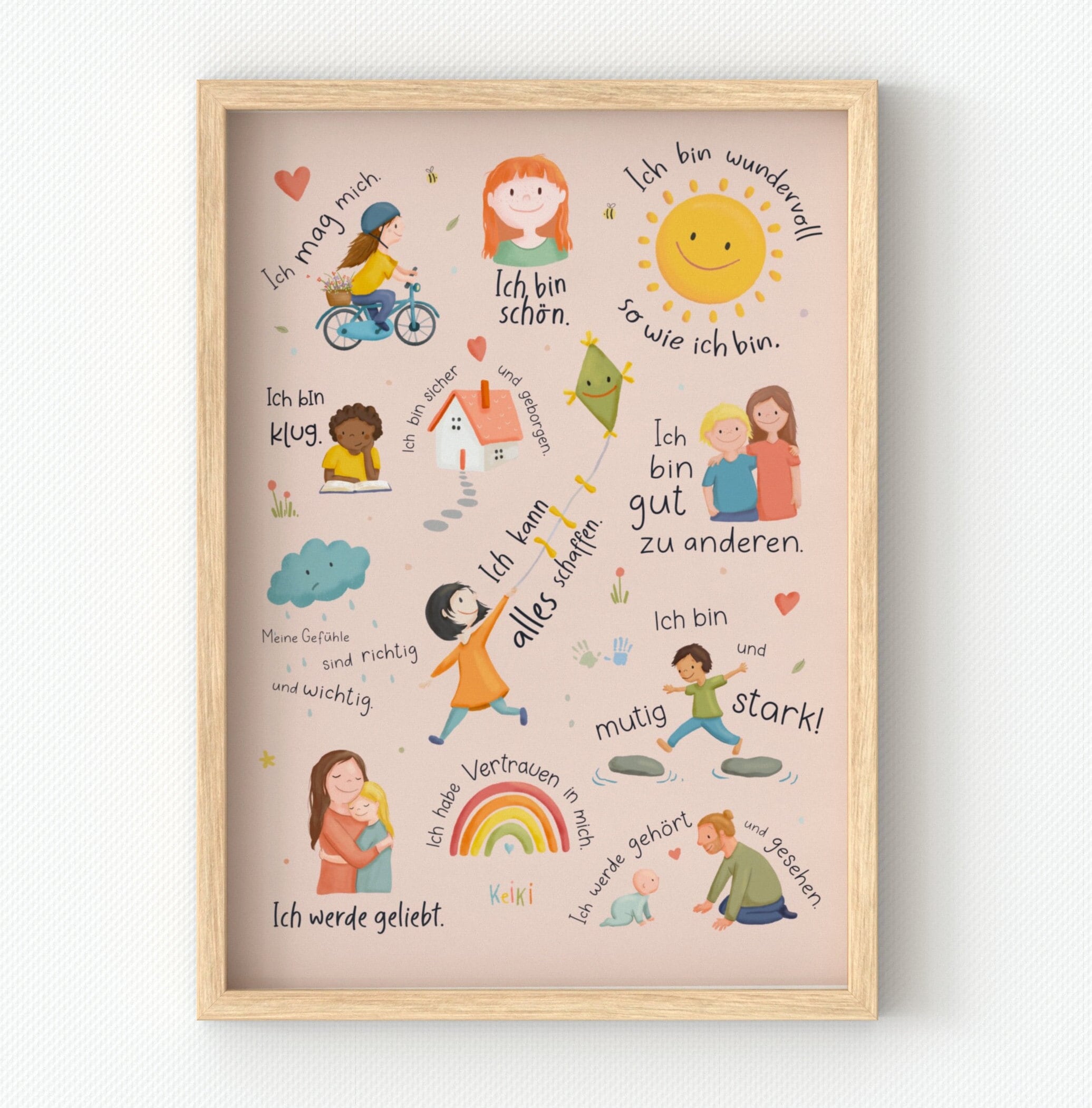 Affirmation Poster Children Poster Children's Room A4 A3 Picture Self ...