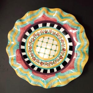 Mackenzie childs plate - Etsy 日本