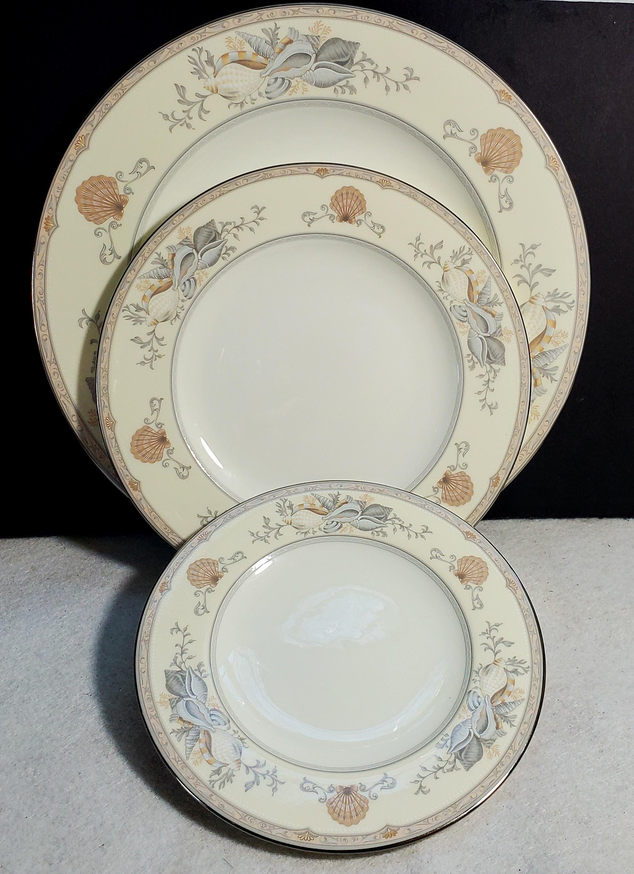 Mikasa China Treasure Cove 3 Pc Set Plate Dinner Salad Bread