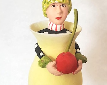 Adorno de cóctel Peter Colada de Mackenzie Childs Paciencia Brewster de 5". ¡NUEVO! ¡REGALO!