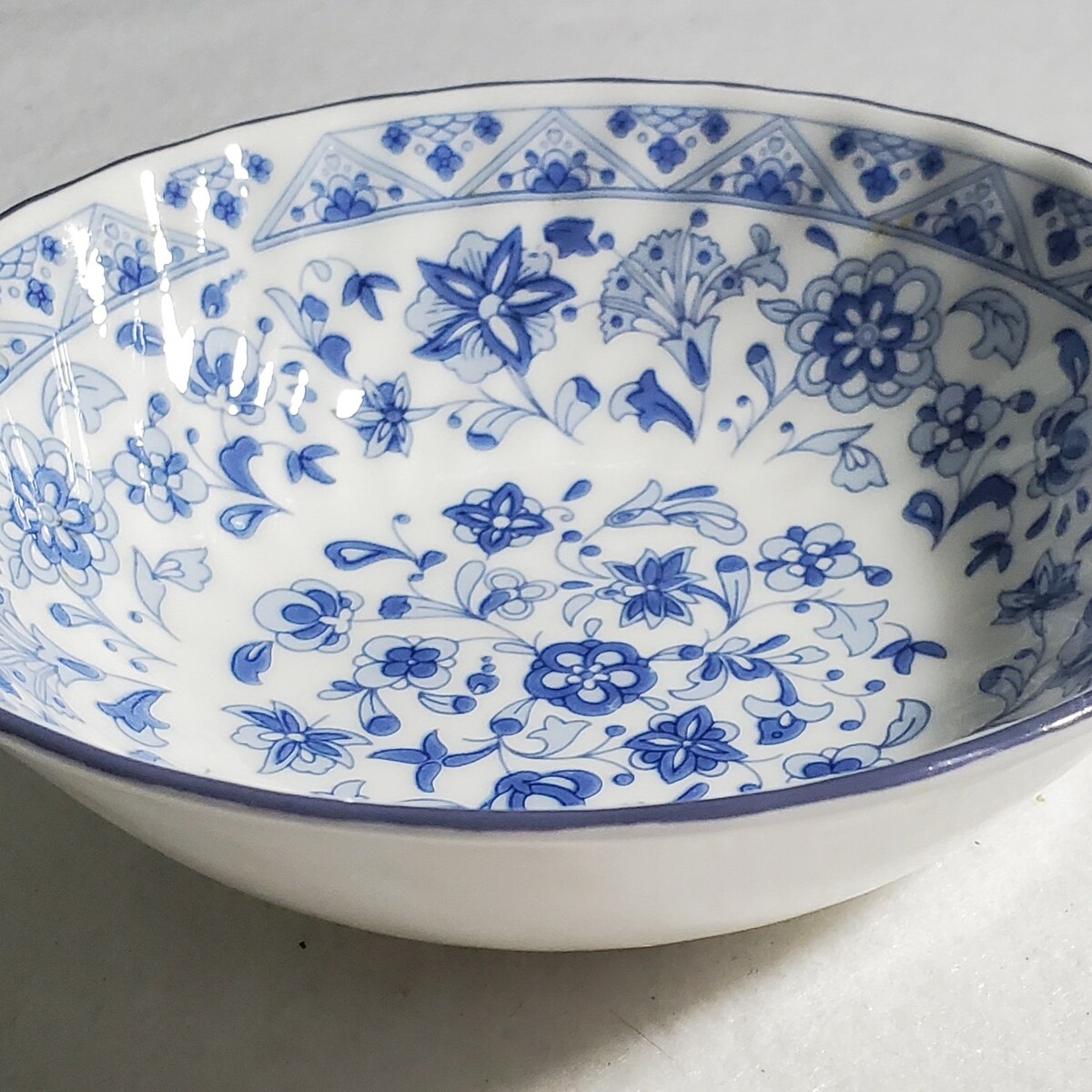 Minton England Shalimar Blue White Floral Fruit Sauce Bowl 5-3/8 Wide - Etsy