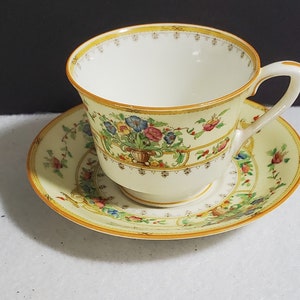 Royal Worcester Riviera England demitasse cup and saucer VINTAGE