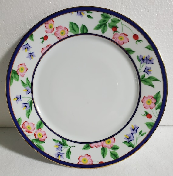Tiffany & Co. American Garden Limoges France Salad Plate 8-5/8 