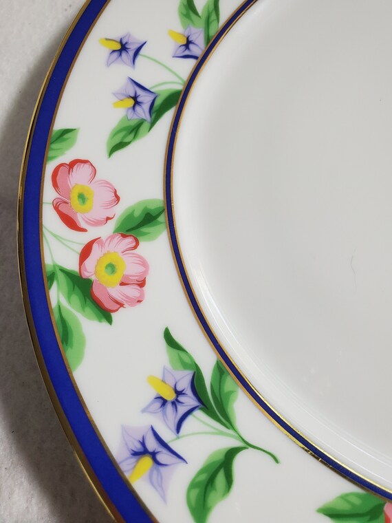 Tiffany & Co. American Garden Limoges France Salad Plate 8-5/8 