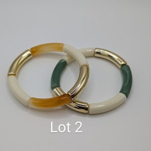 Bracelets Émie lot de 2 gold et silver lot 2