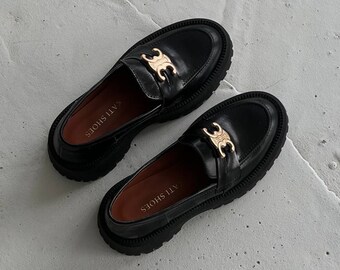 loafers, womens loafers, leather shoes, womens shoes, shoes women flats, handmade shoes, casual shoes, black shoes, preppy clothes,