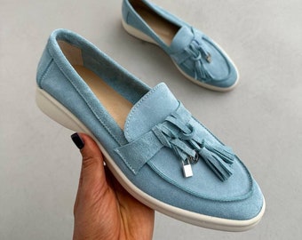 loafers women, suede shoes, leather shoes, womens shoes,  handmade shoes, casual shoes