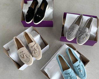 loafers women, suede shoes, leather shoes, womens shoes,  handmade shoes, casual shoes