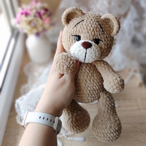 Schema uncinetto PDF - Orsetto di peluche Amigurumi - Schema uncinetto orso di peluche - Tutorial peluche