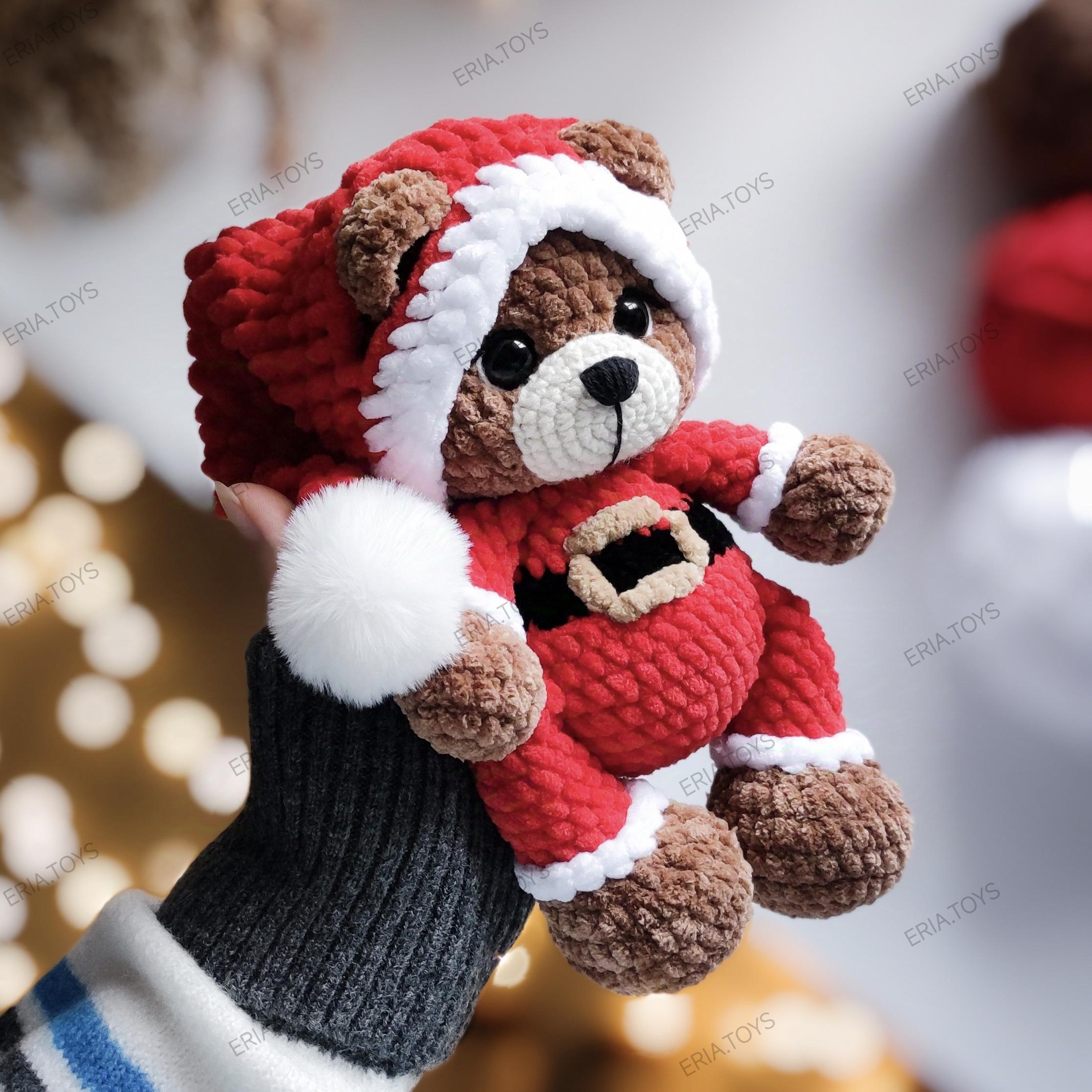 Modèle au crochet ours en peluche : peluche amigurumi (Modèle PDF en anglais) - France