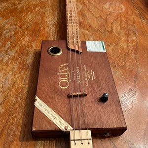 Cigar Box Guitar 3 string Acoustic/Electric