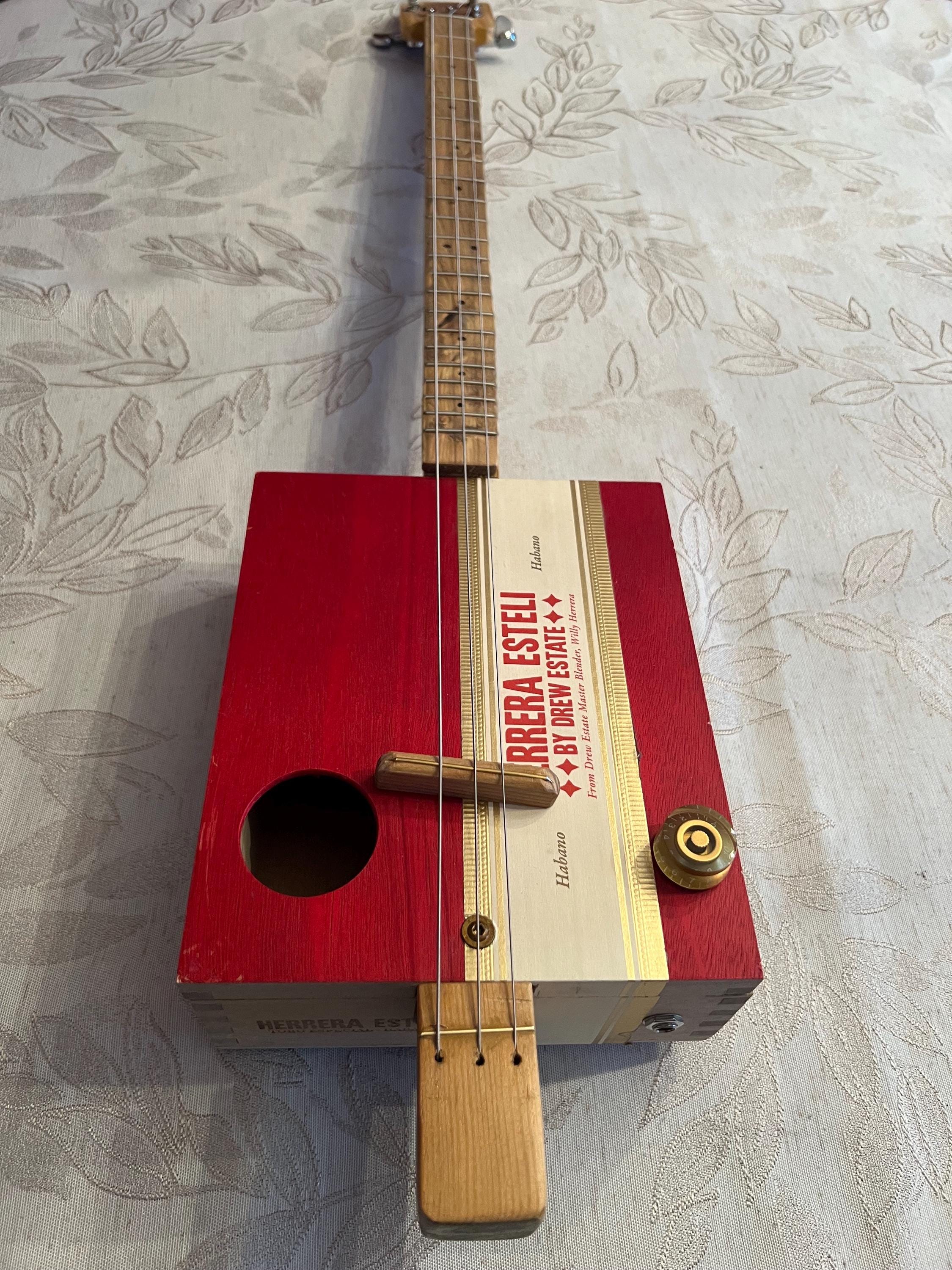 Cigar box guitar 3 string - Etsy 日本