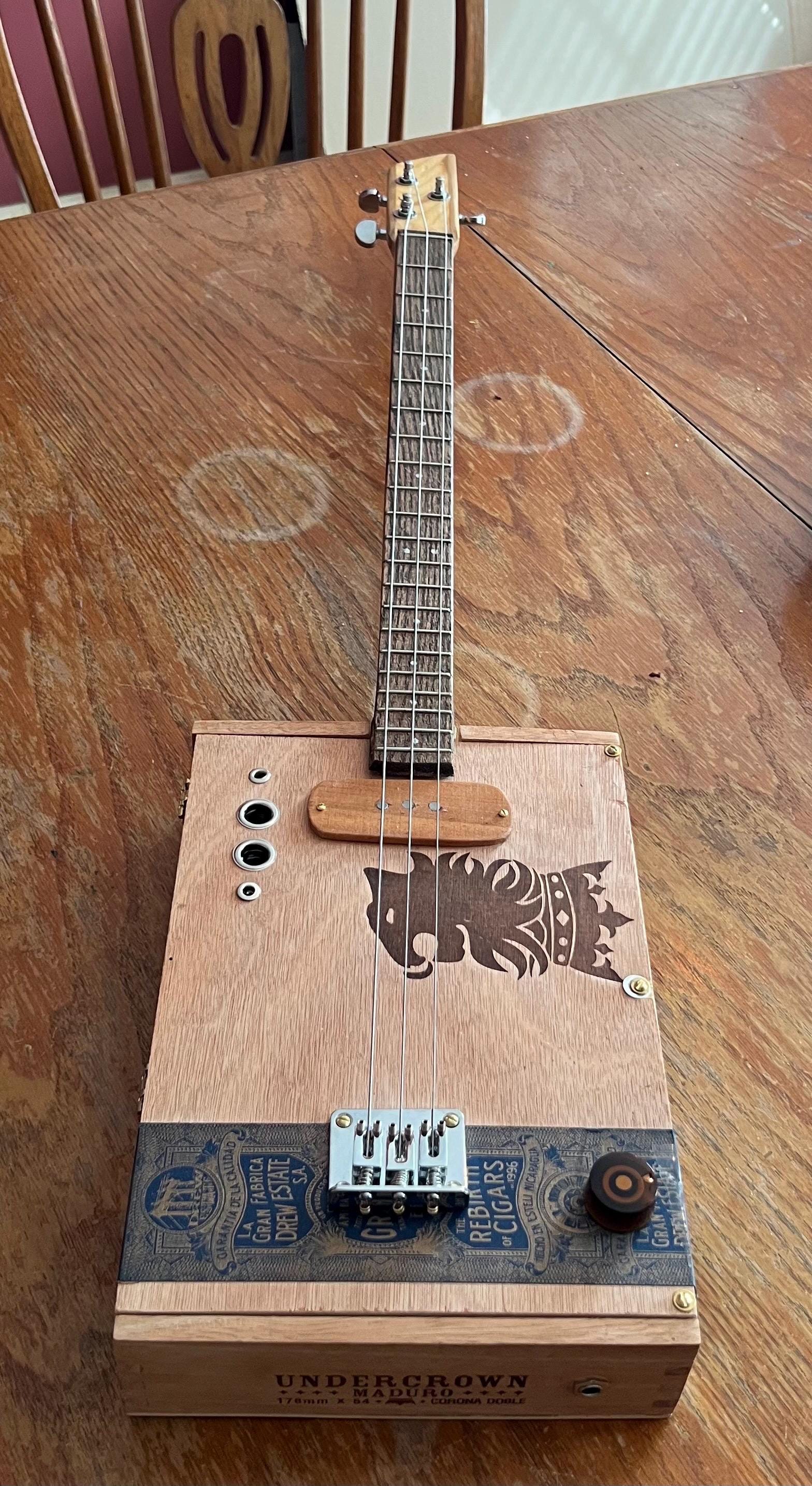Cigar box guitar 3 string - Etsy 日本