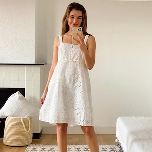 blank cotton dresses Cotton Blend Button Front Maxi Dress