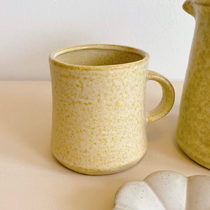 Honey Mug, Yellow, Mug, Cozy Mug, Aesthetic Mug, Pastel Mug, Cozy Season, Coffee, Tea, Hot Chocolate Mug, Snuggly, Housewarming Gift Idea image 1