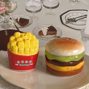 USA vintage】ソルト＆ペッパーハンバーガーポテトアメリカ