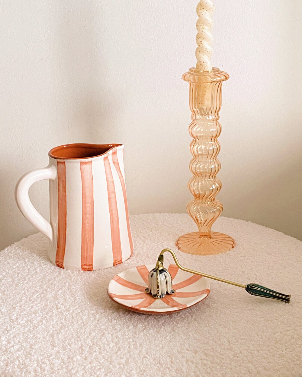 Opulent Enamel Candle Snuffer, Candle Extinguisher, Flame Quencher