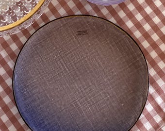 Purple Tweed Dessin Plate, Textured Dinnerware, Modern Cottagecore Decor, Lavender Kitchenware, Purple Home Accent, Aesthetic Kitchen Style
