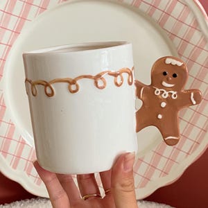 Gingerbread Cookies ‘N Cream Mug, Nostalgic, Coffee, Tea, Hot Chocolate, Festive, Cozy Season, Christmas Tableware, Holiday Decor, Gift