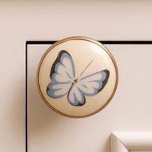 Bouton de tiroir en céramique coquillage, poignée de meuble côtière chic, poignée de commode vintage, décoration de maison de plage, relooking de tiroir, cadeau pour amoureux de l'océan