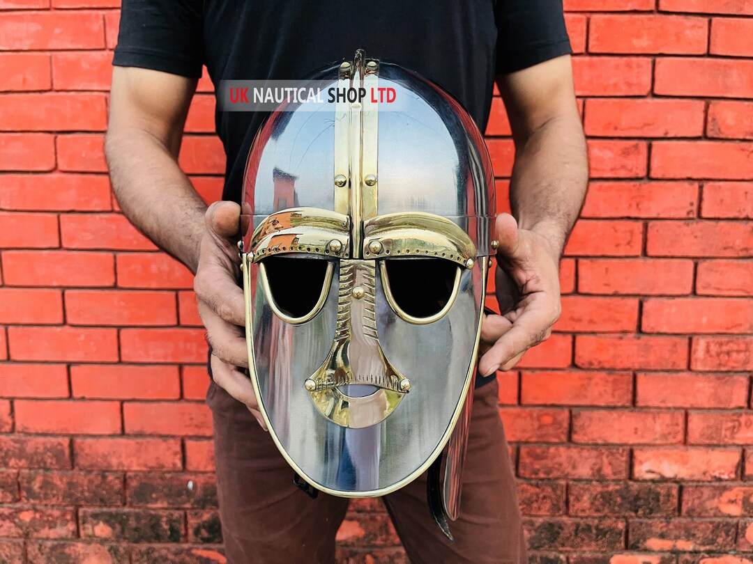 Sutton Hoo Helmet Anglo Saxon Helmet - Etsy